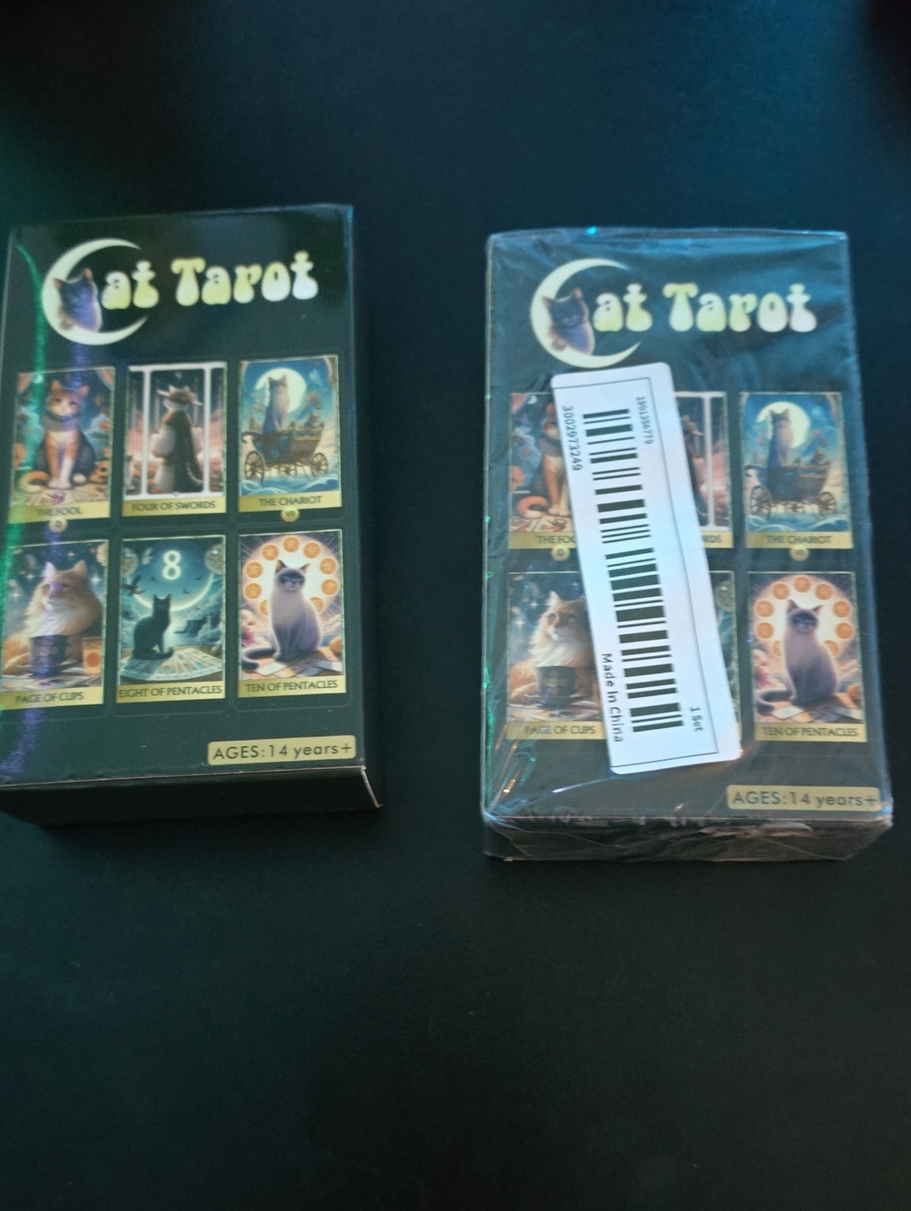 Cat Tarot Deck – Black